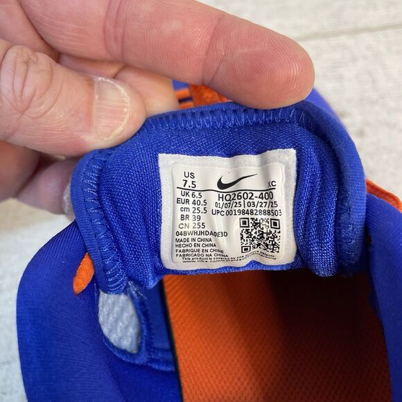 Nike Court Air Zoom Vapor 12 Hypersmash Men Sz 7.5 Racer Blue Safety Orange New main image 10